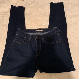 721 Levis high rise skinny